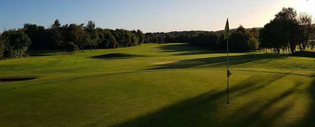 A view of a green at Insch Golf Club.