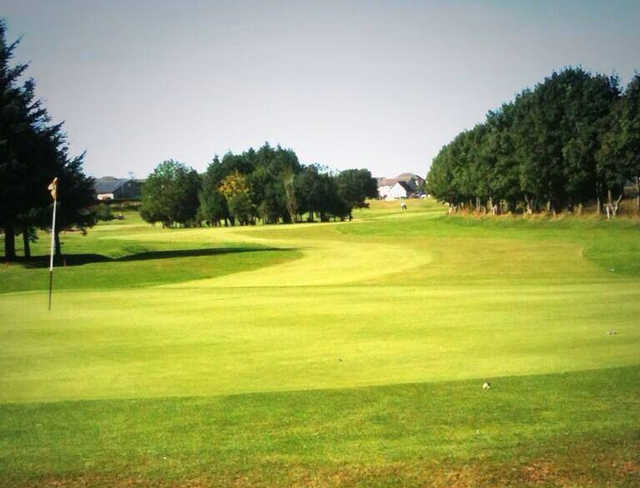 A view of a hole at Longside Golf Club.