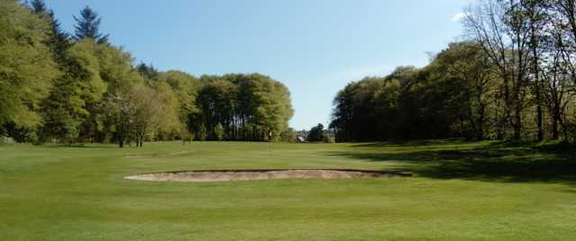 A view of a hole at McDonald Golf Club.