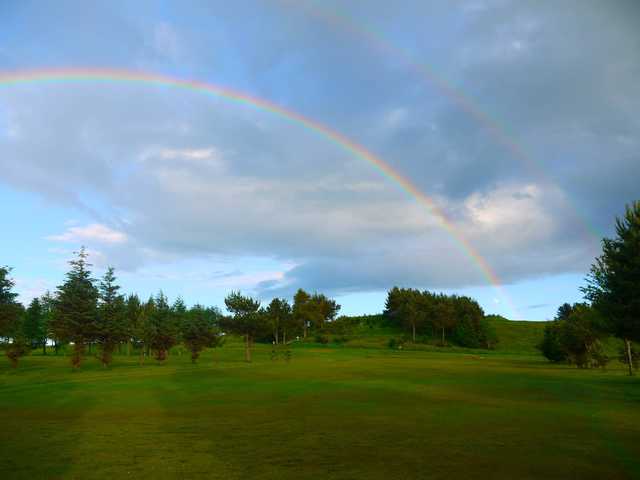 A view from Torphins Golf Club.