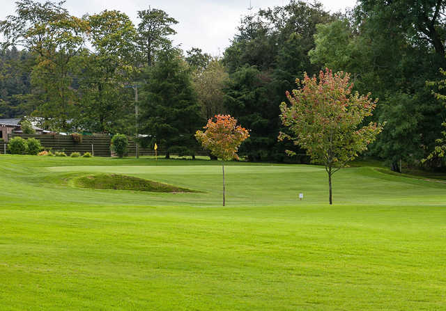 A view of the 5th hole at Turriff Golf Club.