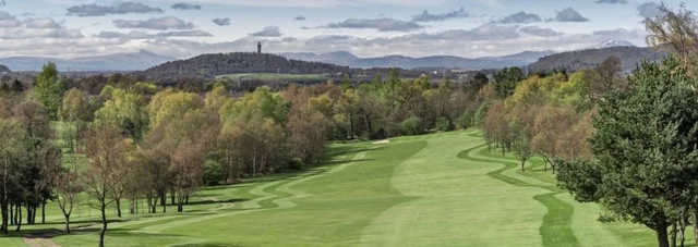 A view of a fairway at Braehead Golf Club.