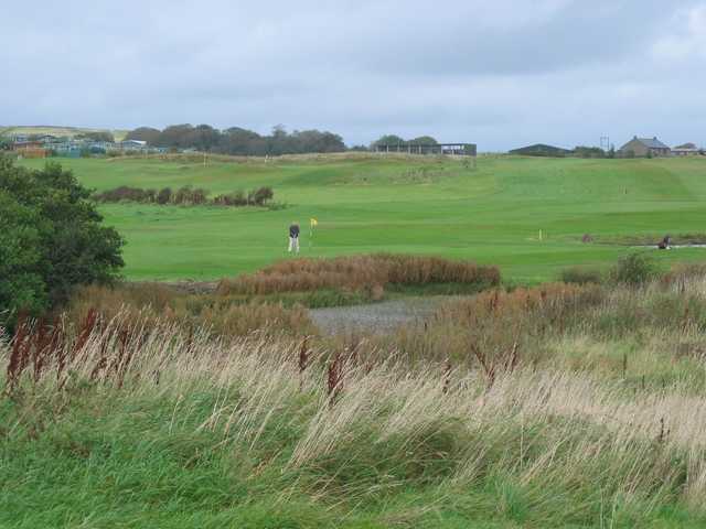 A view of a hole at Brighouse Bay Golf Club.