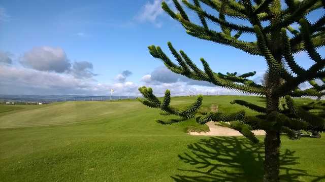 A view of a hole at Lockerbie Golf Club.