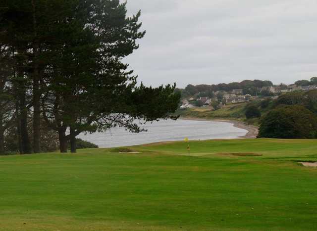 A view of the 13th hole at Stranraer Golf Club.