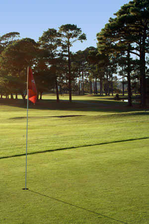 A view of the 13th hole at Beachwood Golf Club