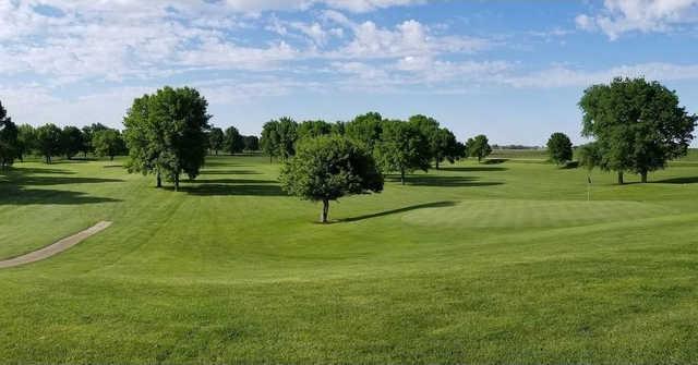 View of a green at Lakeside National Golf Club.