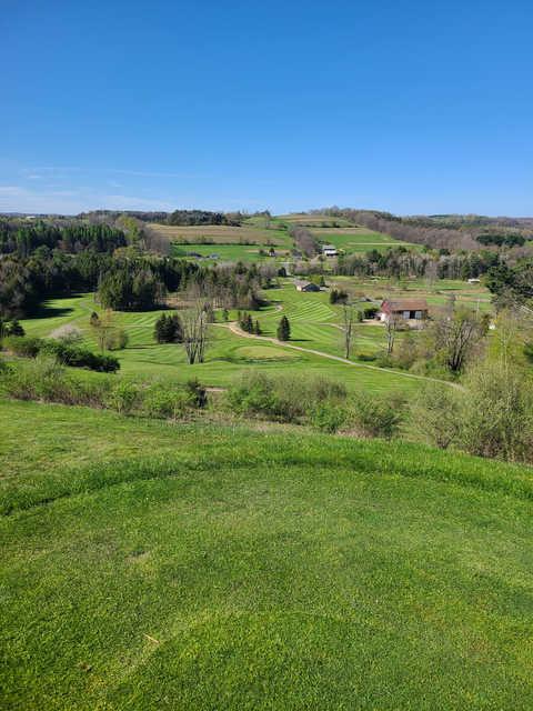 View from a tee box at Scottish Heights Golf Club