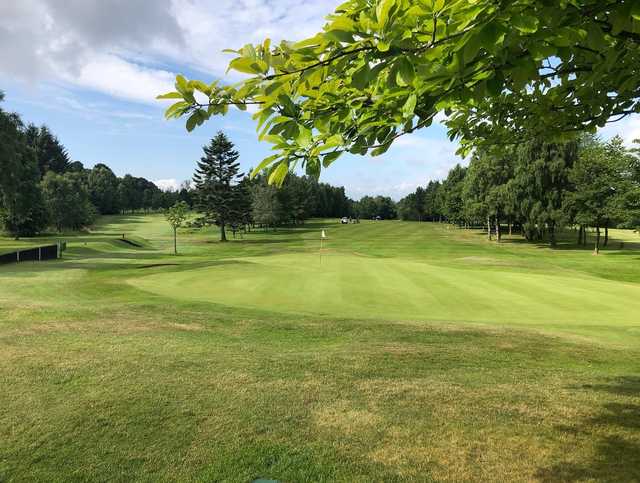 View of a green at Tulliallan Golf Club.