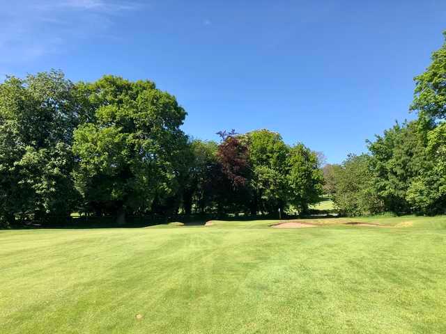 View of a green at Tulliallan Golf Club.
