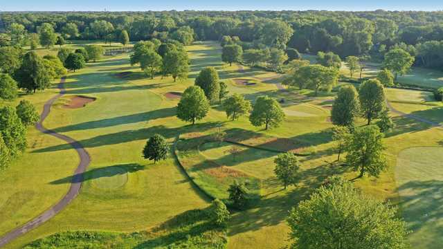 Aerial view from Deerpath Golf Course.