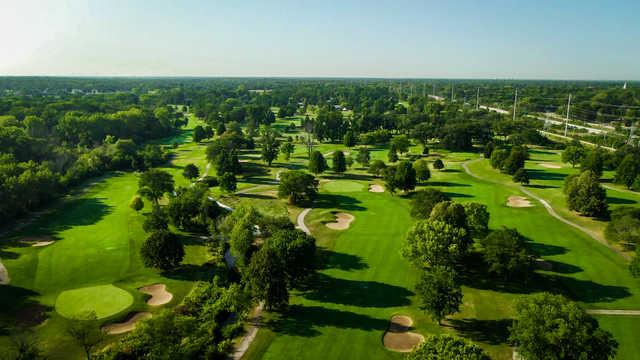 Aerial view from Deerpath Golf Course.