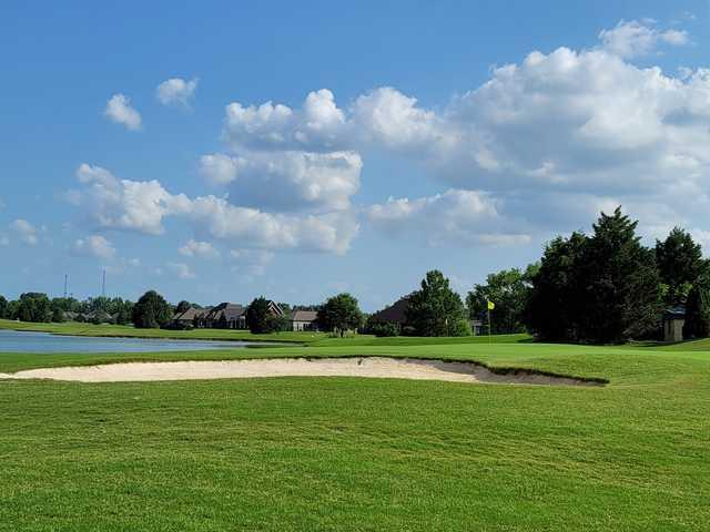 View of a green at Blackberry Trail Golf Course.
