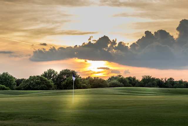 Sunset view from Stillwater Golf and Country Club