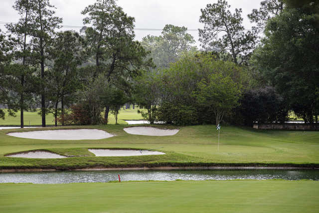 View of the 6th green at Tour 18 Houston.