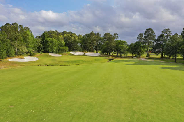 View of the 7th green at Tour 18 Houston.