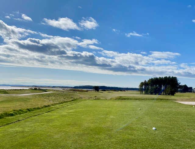 A view from the 15th tee at Wigtownshire County Golf Club.