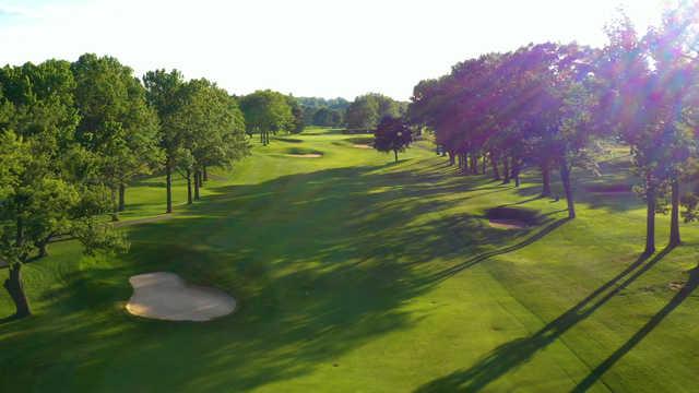 Aerial view from Lake Success Golf Club.