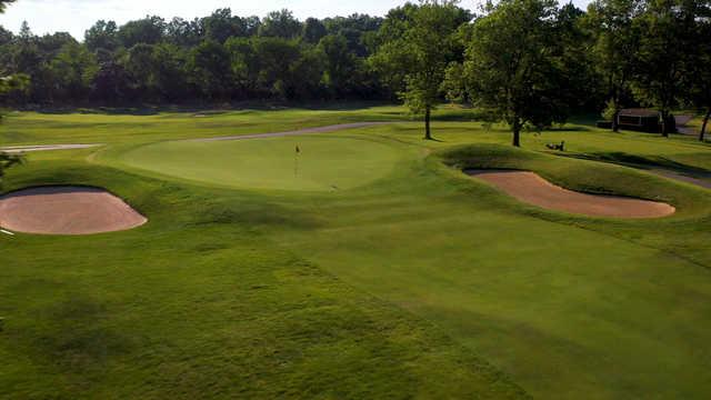 View of a green at Lake Success Golf Club.