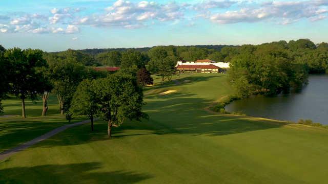 Aerial view from Lake Success Golf Club.