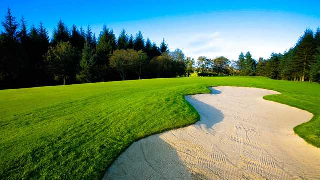 A view of fairway #10 at Balmore Golf Club.