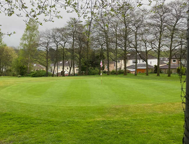 A view of a green at Clober Golf Club.