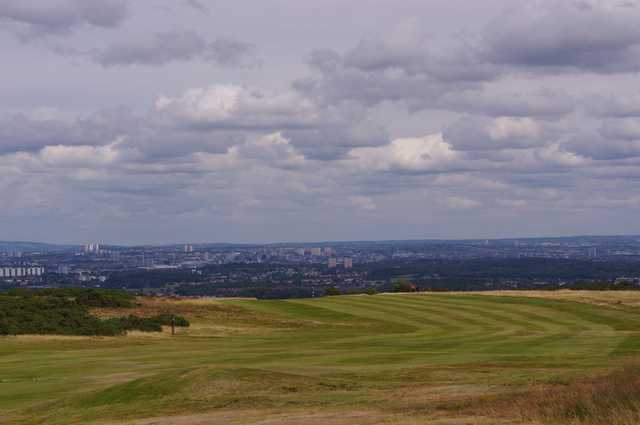 A view of a fairway at Fereneze Golf Club.