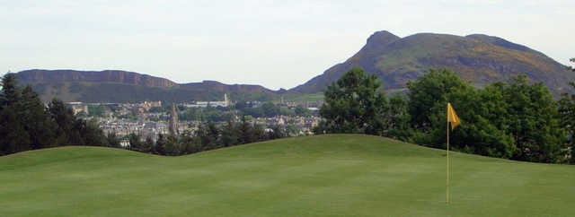 A view of a hole at Craigmillar Park Golf Club.