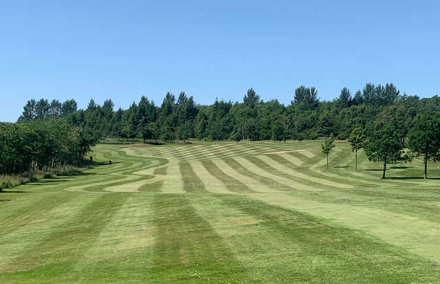 A view of a fairway at Cowdenbeath Golf Club.