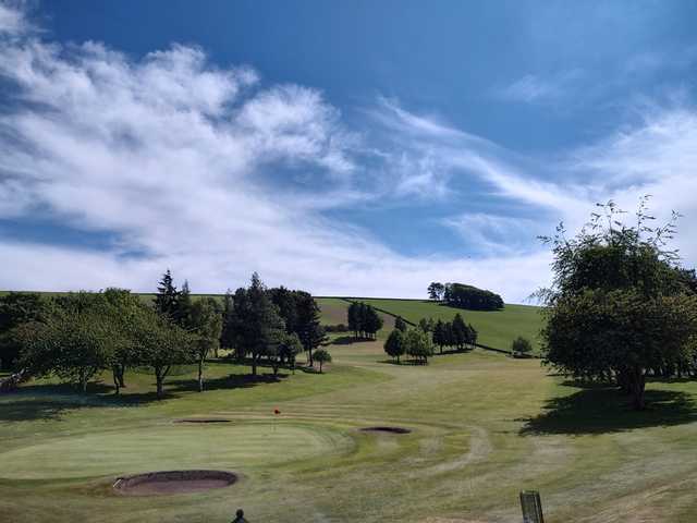 A view of a green at Cupar Golf Club.