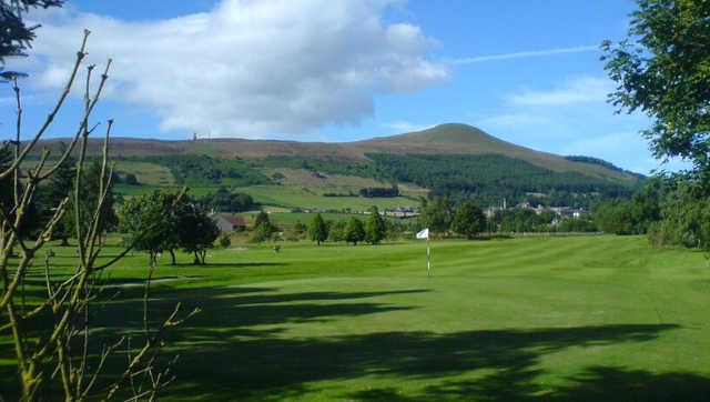 A view of a hole at Falkland Golf Club.
