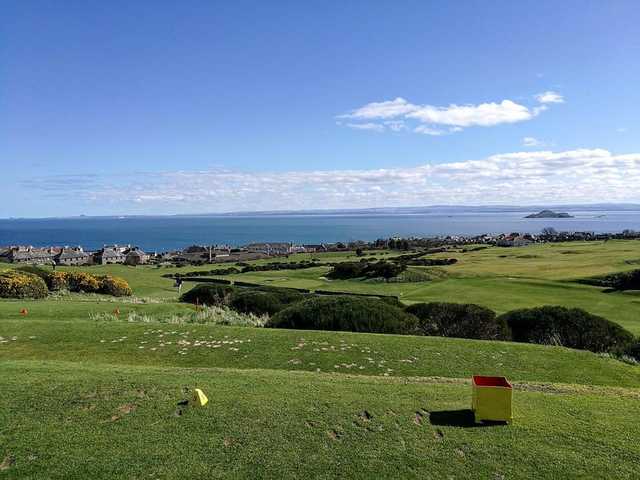 A view from a tee at Kinghorn Golf Club.