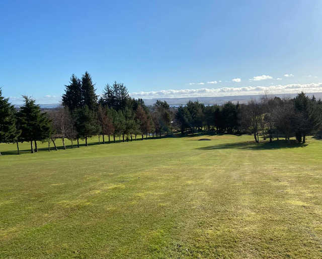 A view of a fairway at Alness Golf Club.