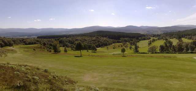 A view from Kingussie Golf Club.