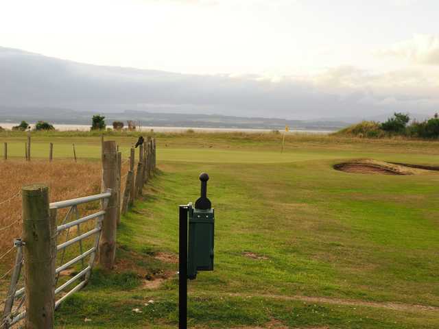 A view of a hole at Tain Golf Club.
