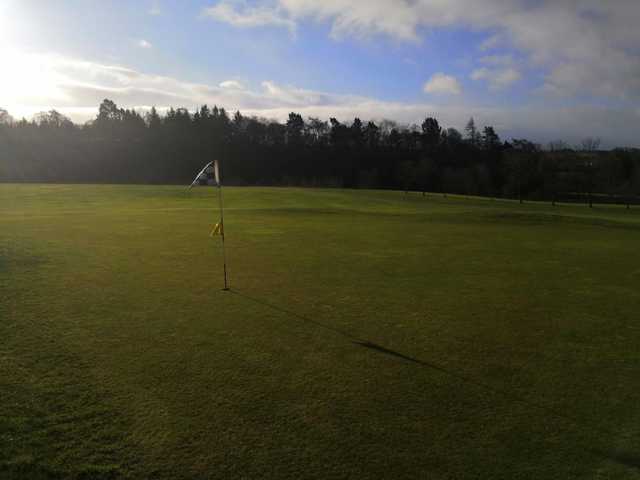 A view of a hole at Glencorse Golf Club.