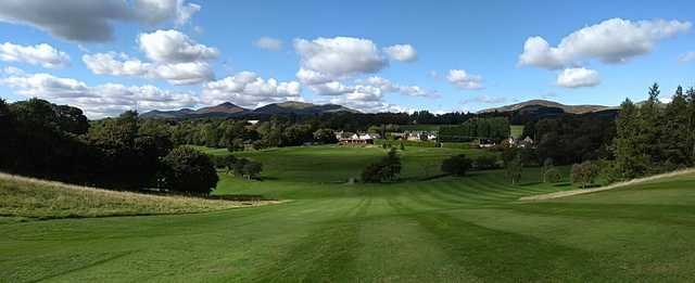 A view from a fairway at Glencorse Golf Club.