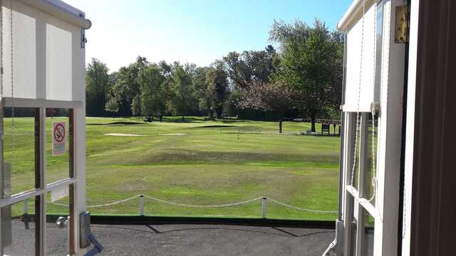 A view of a hole at Newbattle Golf Club.