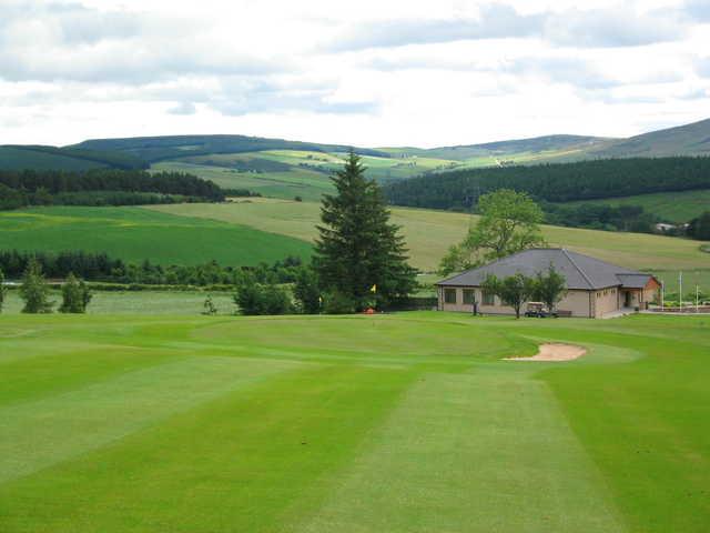 A view of the 14th hole at Dufftown Golf Club.