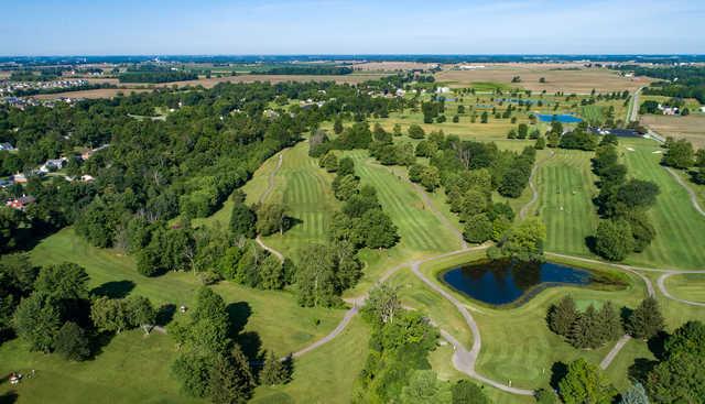 Aerial view from Echo Hills Golf Club.