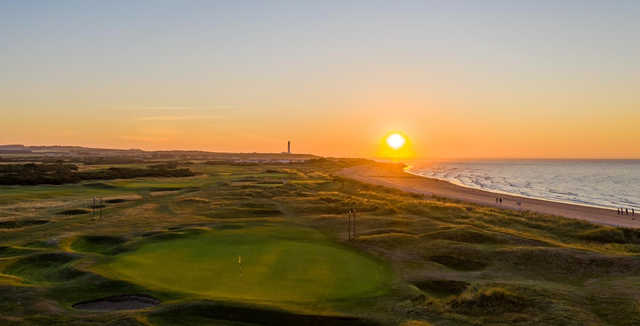 A sunset view from Moray Golf Club.