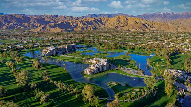 Aerial view from Desert Island Country Club.