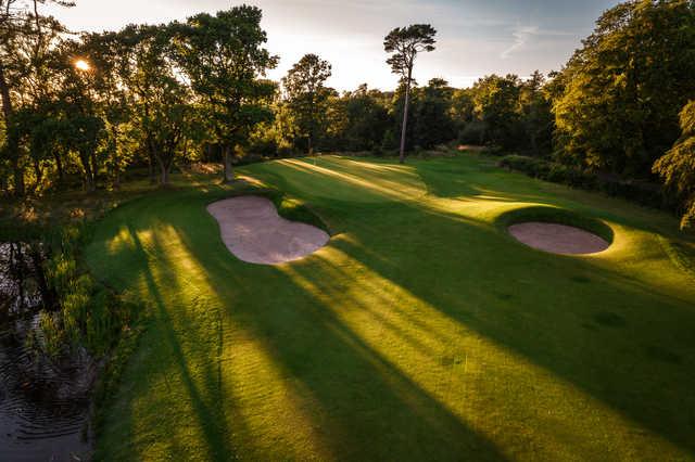 View of the 5th green at Rowallan Castle Golf Club.