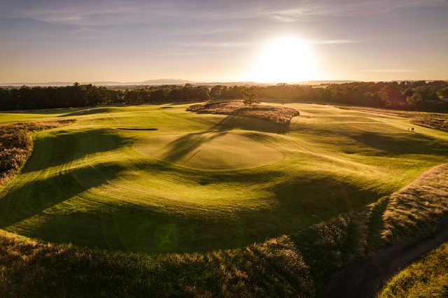 View of the 7th green at Rowallan Castle Golf Club.