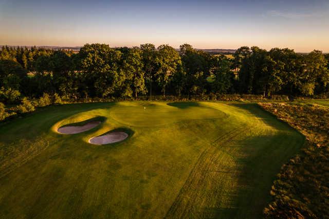 View of the 9th green at Rowallan Castle Golf Club.