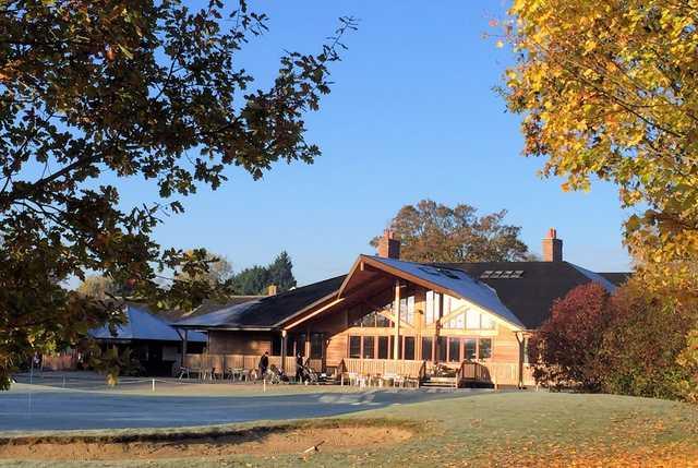 View of the clubhouse at Mount Pleasant Golf Club.