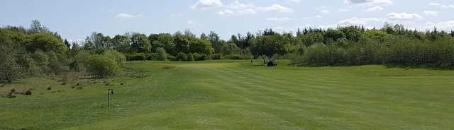 A view from the left side of a fairway at Torrance Park Golf Course.