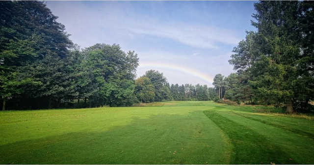 A view of the 4th fairway at The Bruce Course from Kinross Golf Courses.
