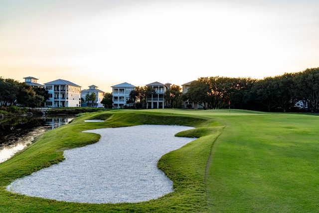A view from at Kiva Dunes Golf Course.