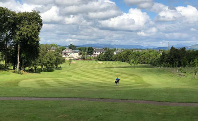 A view of a fairway at Elderslie Golf Club.